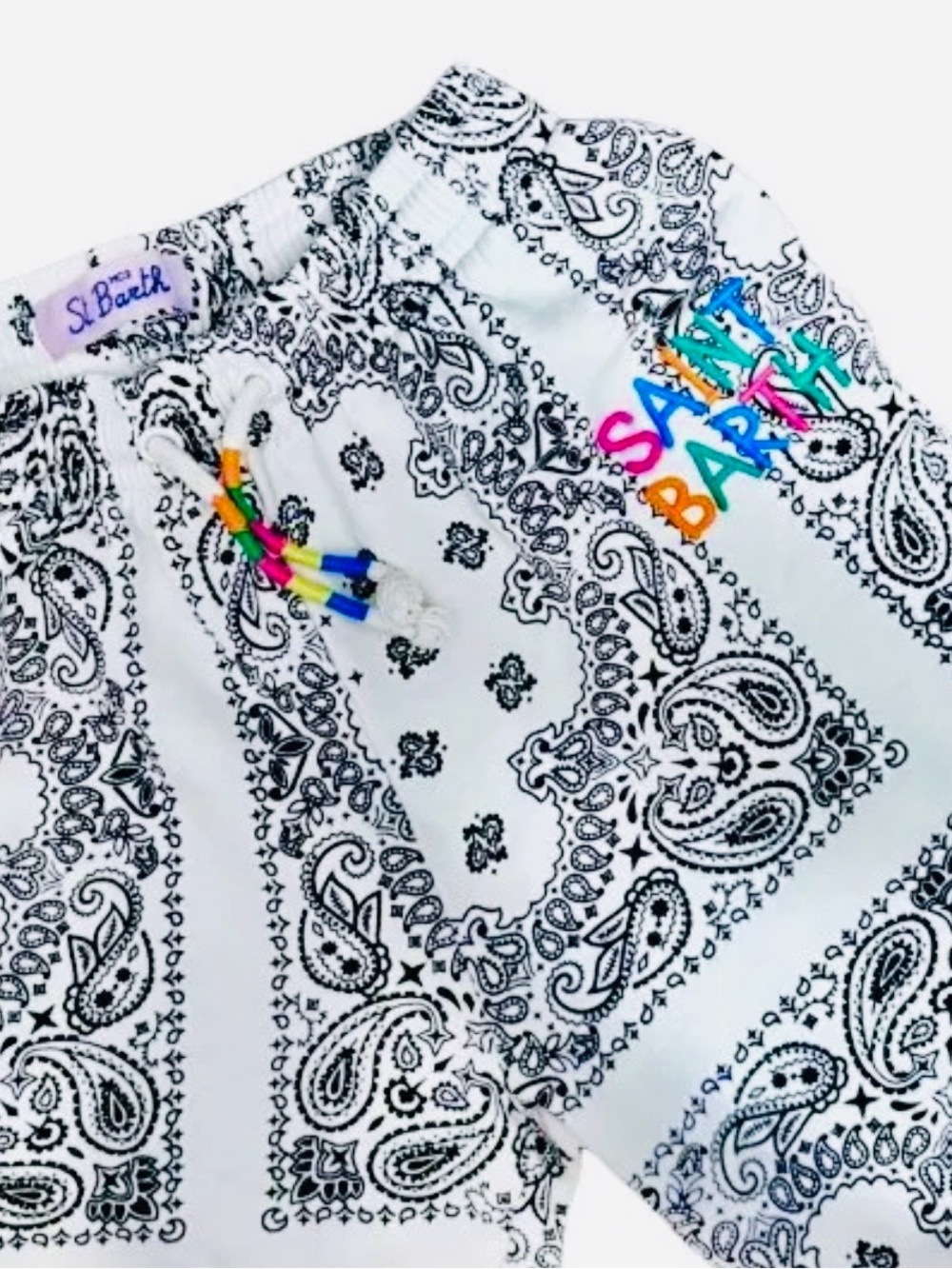 MC2 Saint Barth Bandana-Print Cotton Joggers - Picture 5 of 9